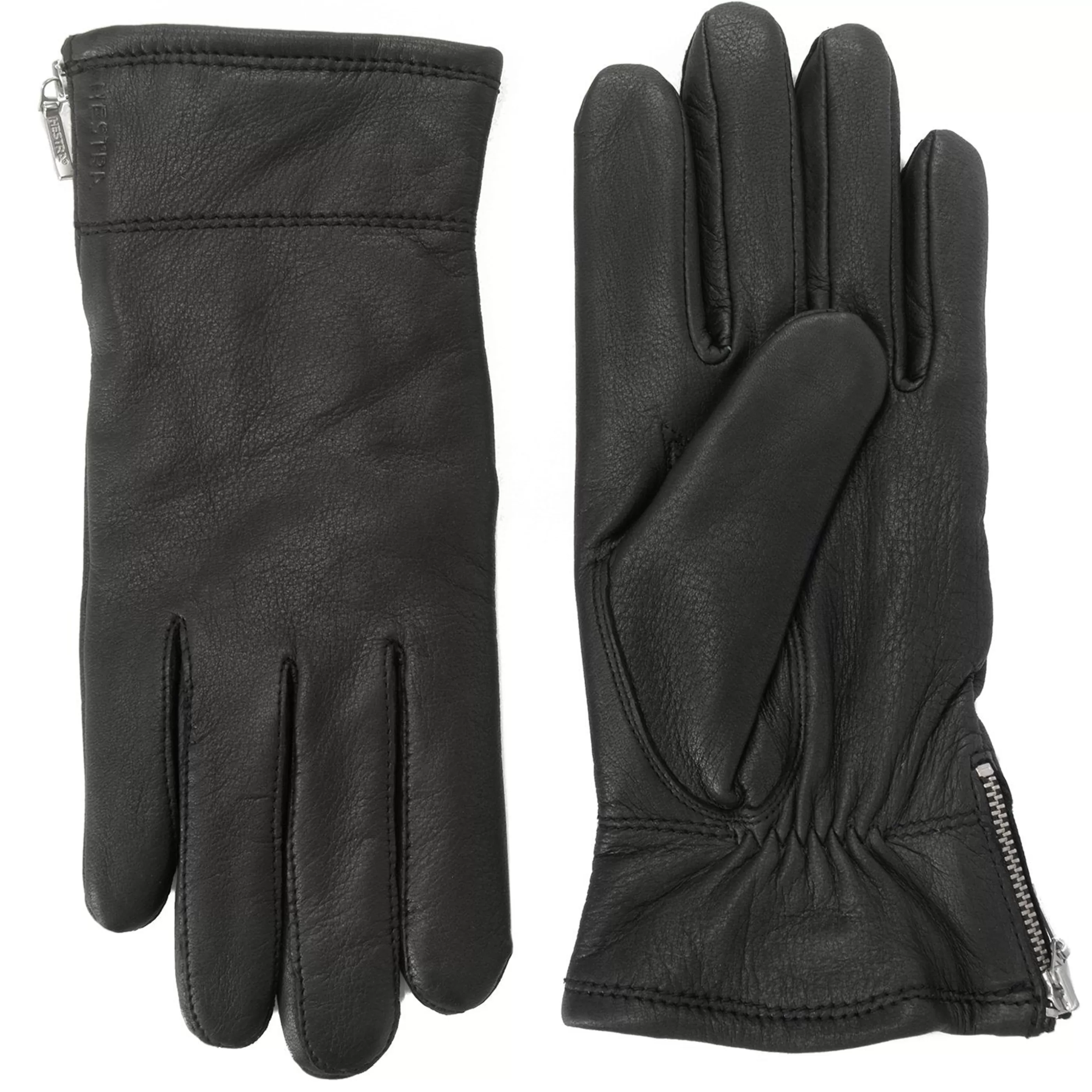 J. W. Hulme Co Hestra Charlene Deerskin Leather Zip Gloves^Women Outerwear