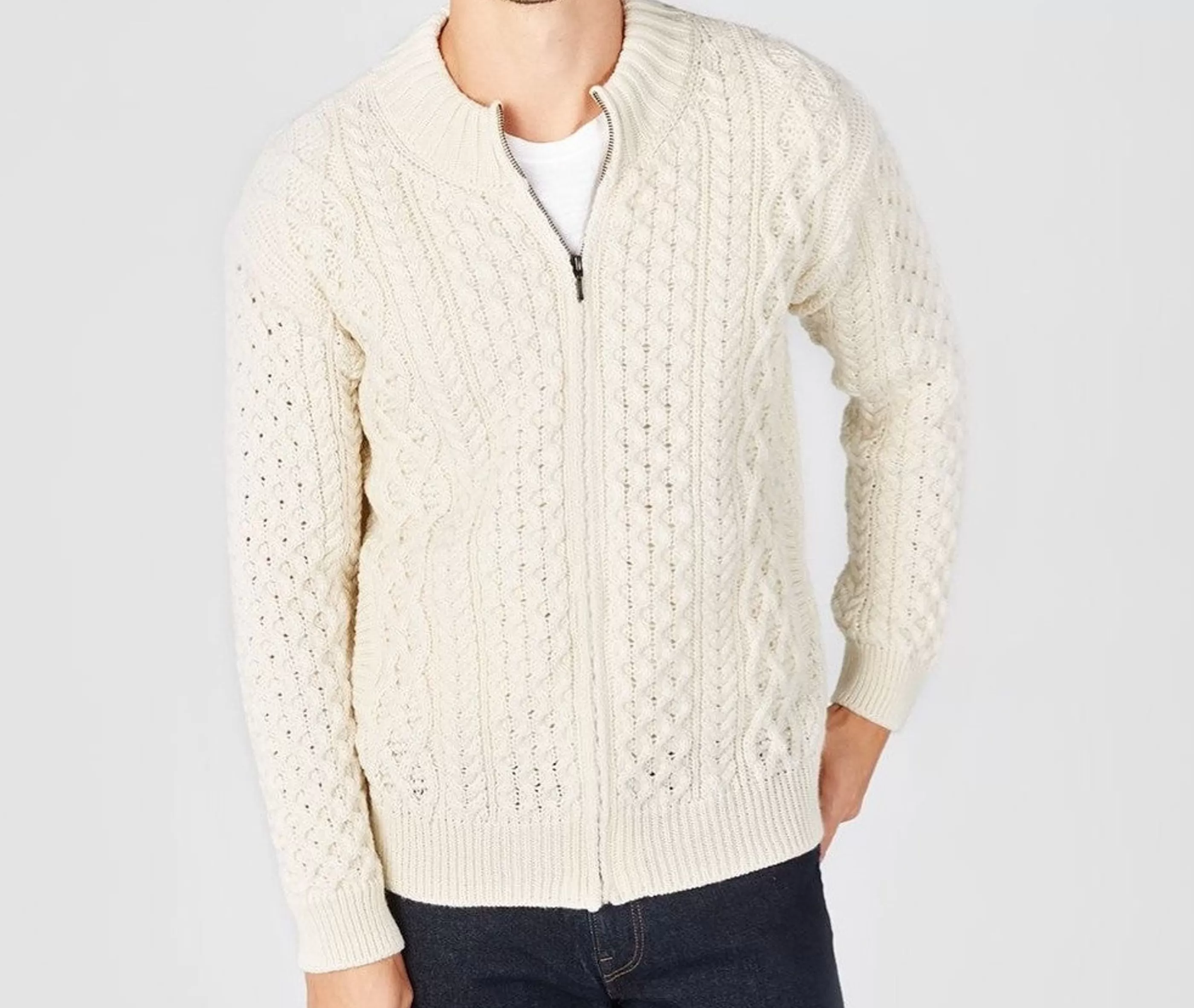 J. W. Hulme Co Irelandseye Ardross Aran Cardigan^Men Tops