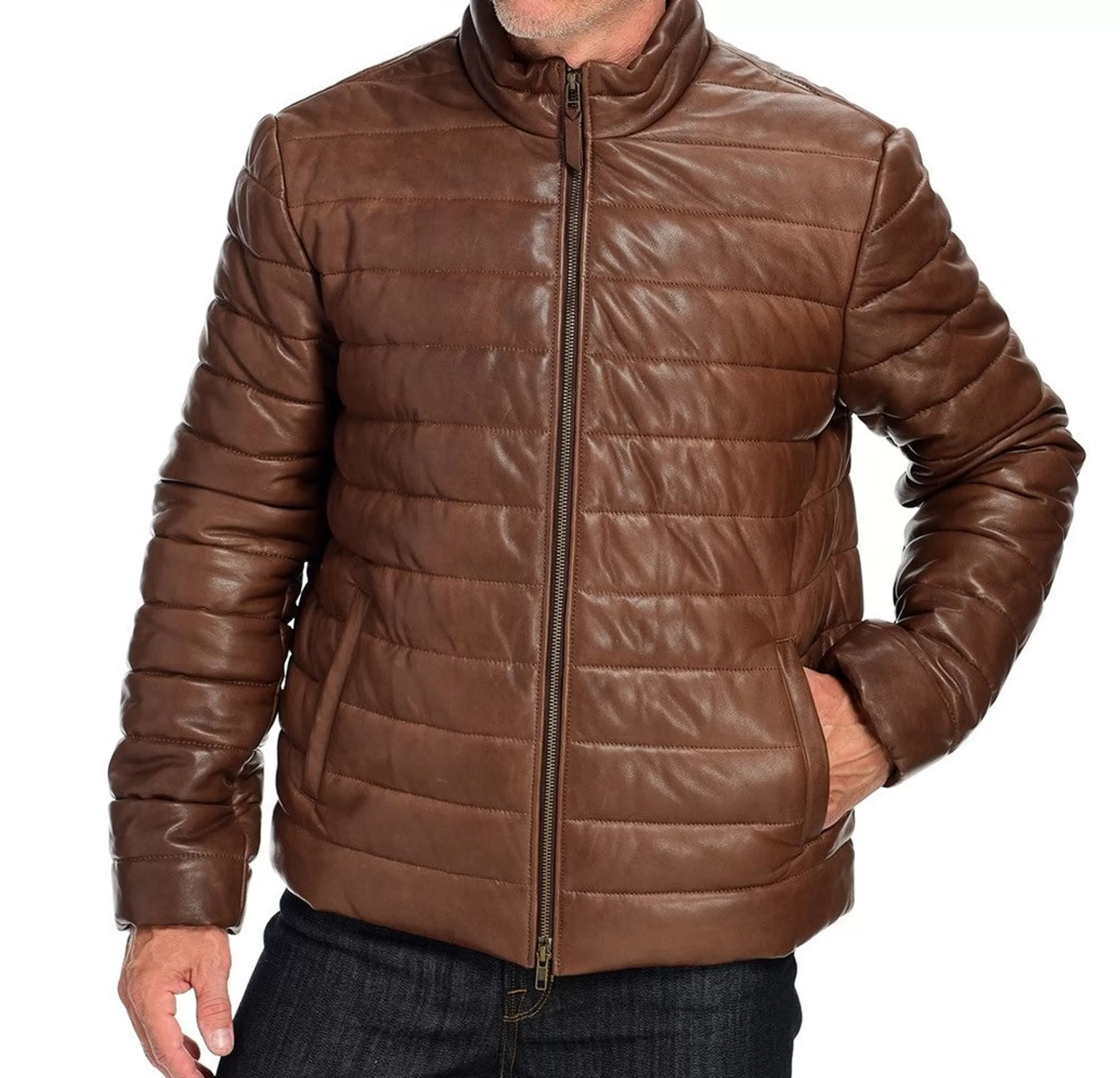 J. W. Hulme Co Lambskin Puffer Jacket^Men Outerwear