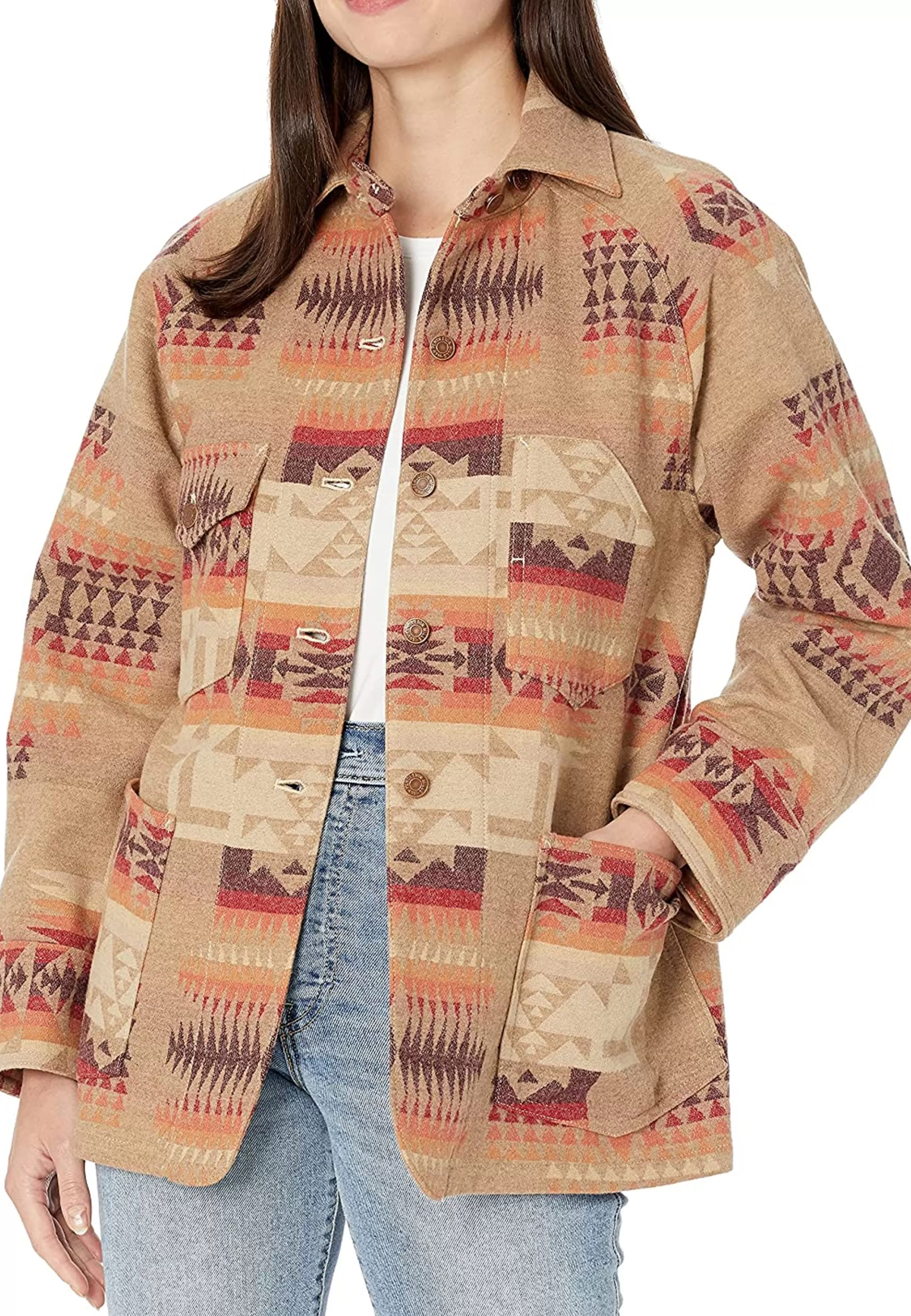 J. W. Hulme Co Pendleton Vintage Wool Work Jacket^Women Outerwear